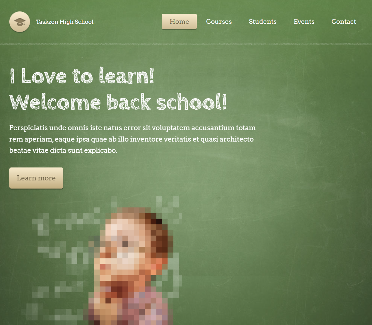 School website template 11