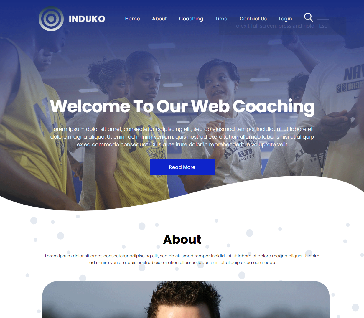 School website template 16