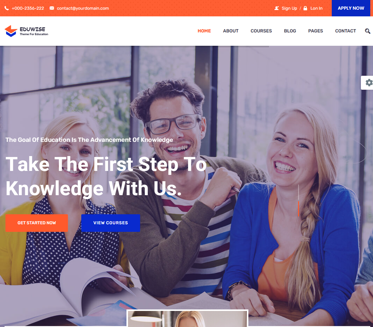 School website template 16