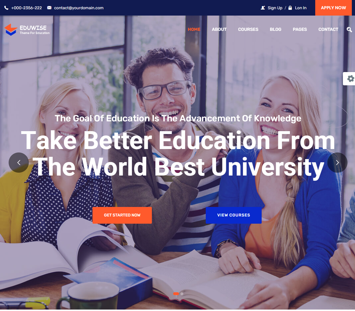 School website template 16