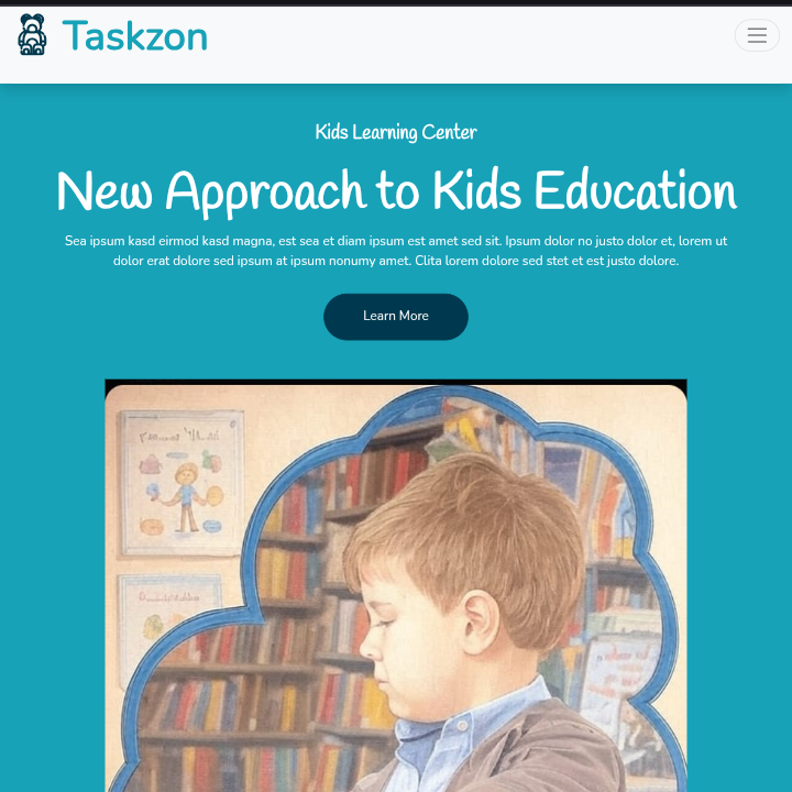 School website template 3